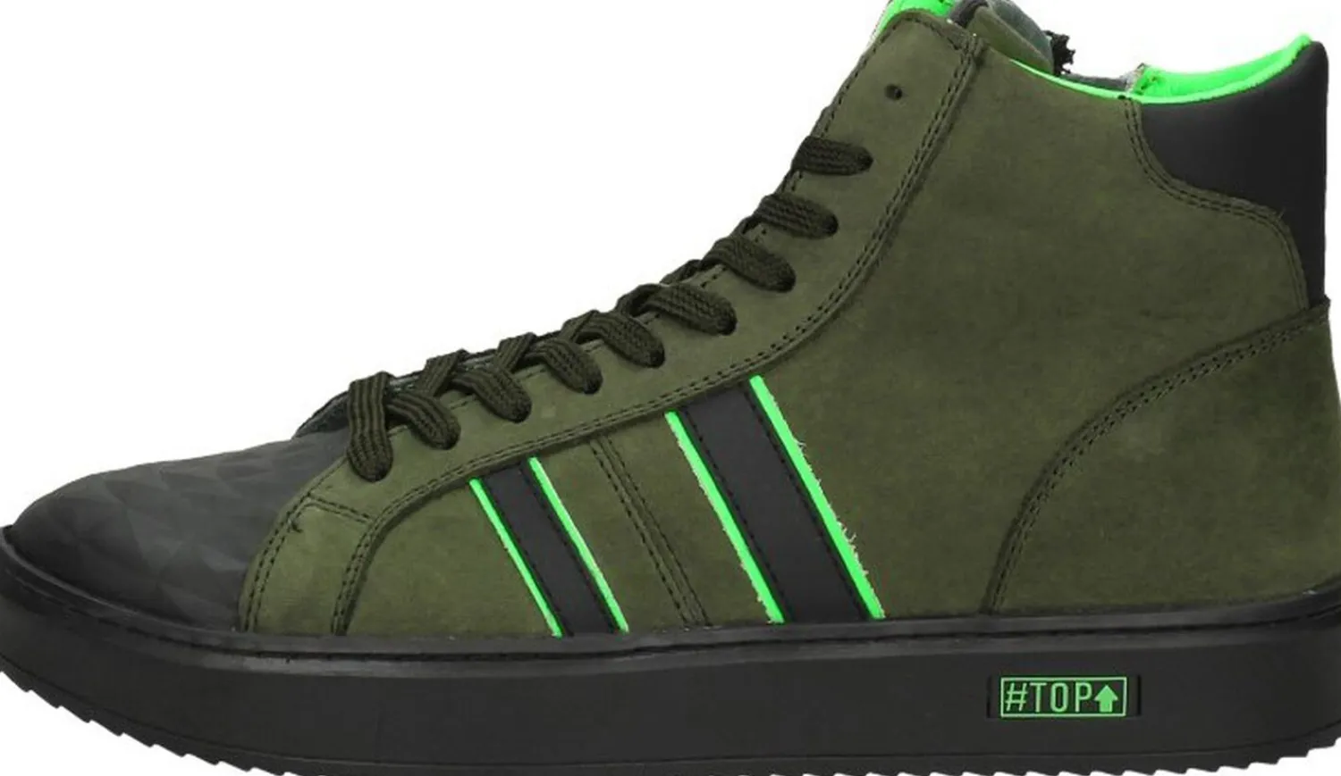 Sub55 Jongens veterschoenen Groen Best