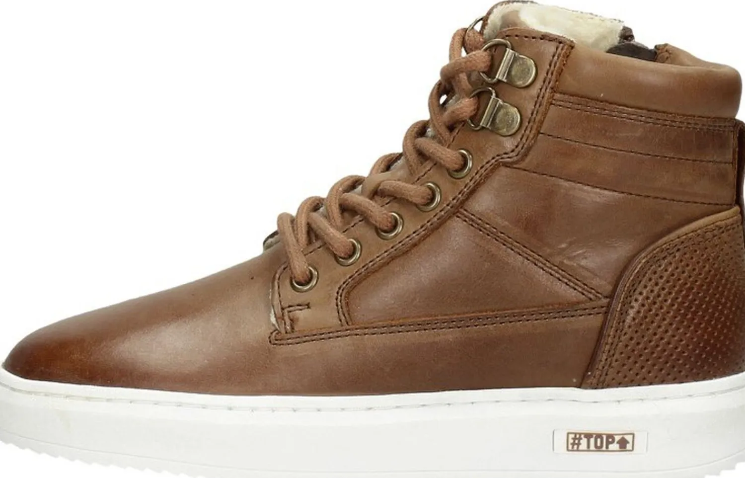 Sub55 Jongens veterschoenen Cognac Best