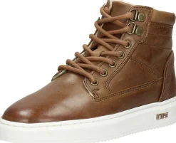 Sub55 Jongens veterschoenen Cognac Best