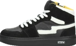 Sub55 Jongens veterschoenen Zwart Clearance