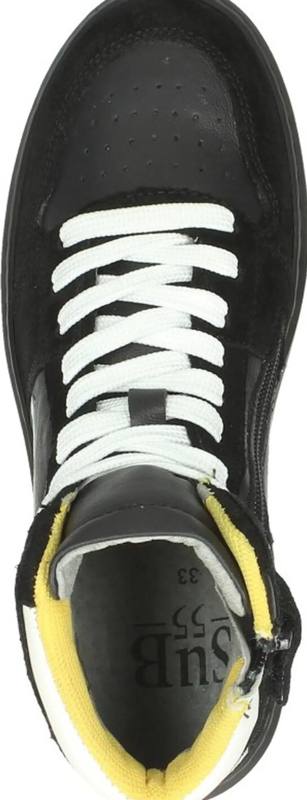 Sub55 Jongens veterschoenen Zwart Clearance