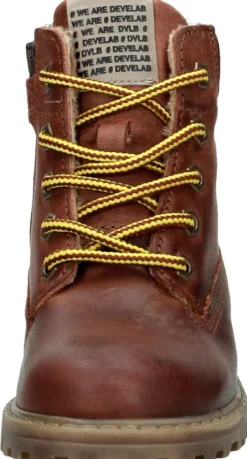 Develab Jongens veterschoenen Cognac Online