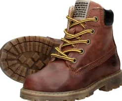 Develab Jongens veterschoenen Cognac Online