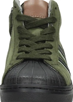 Keq Jongens veterschoenen Groen Hot