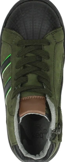 Keq Jongens veterschoenen Groen Hot