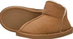Apollo Kids Home Boots Suede Cognac New