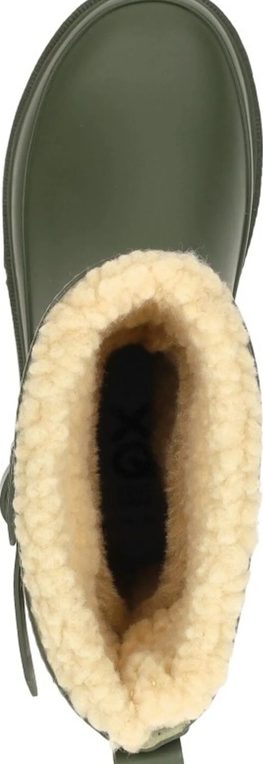 Xq Footwear Kids Rubber Rain Boots Fur Groen Outlet