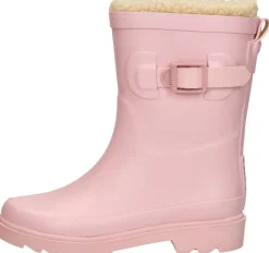 Xq Footwear Kids Rubber Rain Boots Fur Roze Online