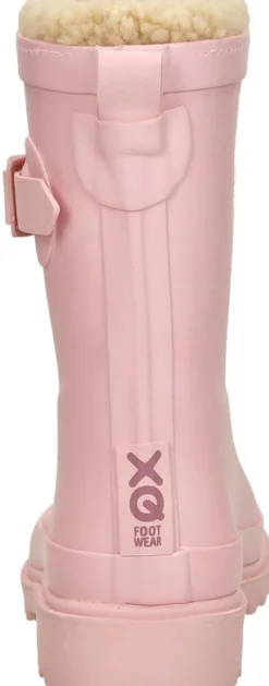 Xq Footwear Kids Rubber Rain Boots Fur Roze Online