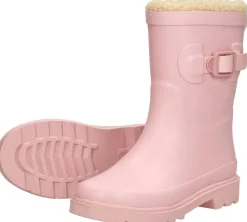 Xq Footwear Kids Rubber Rain Boots Fur Roze Online