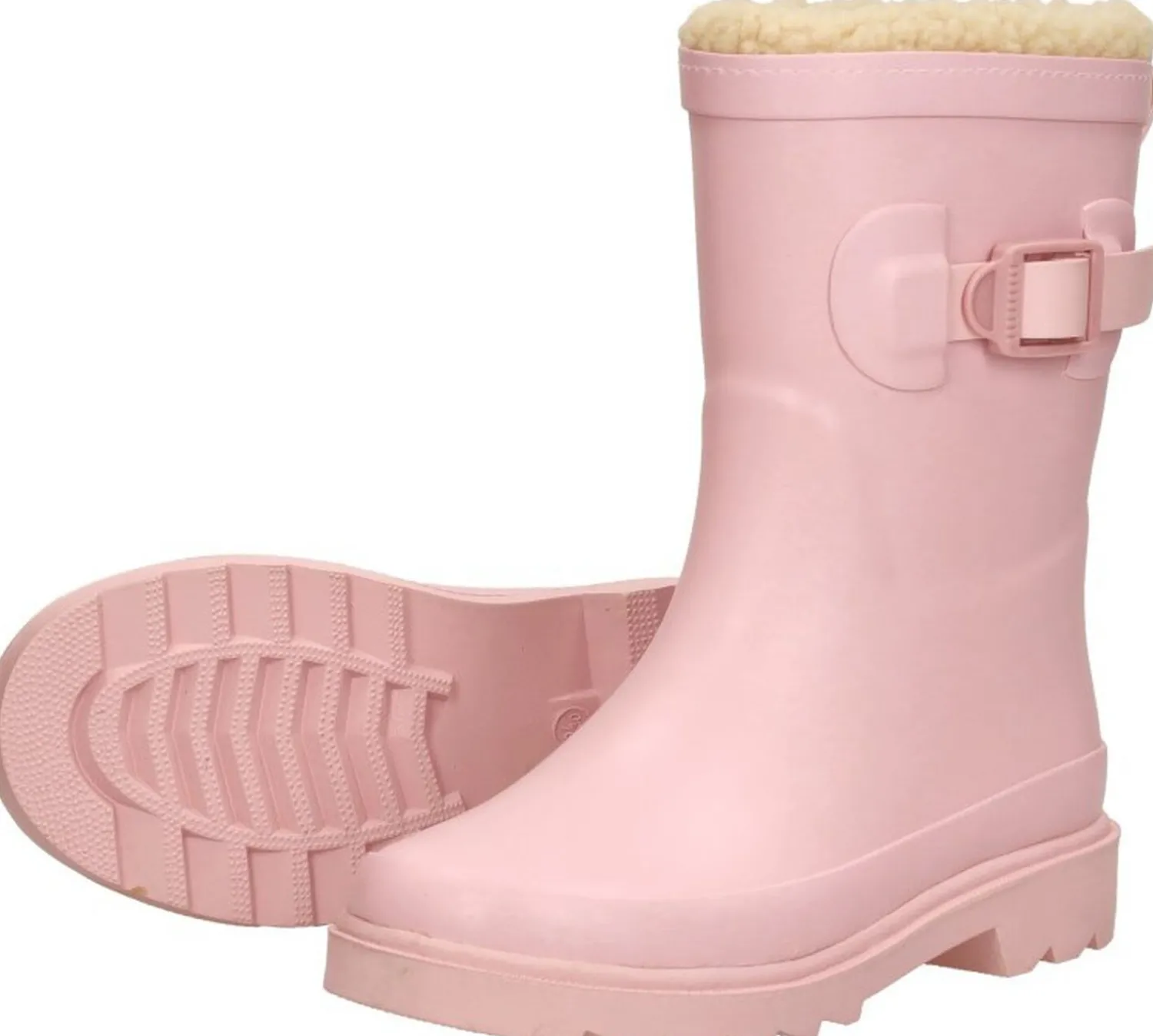 Xq Footwear Kids Rubber Rain Boots Fur Roze Online