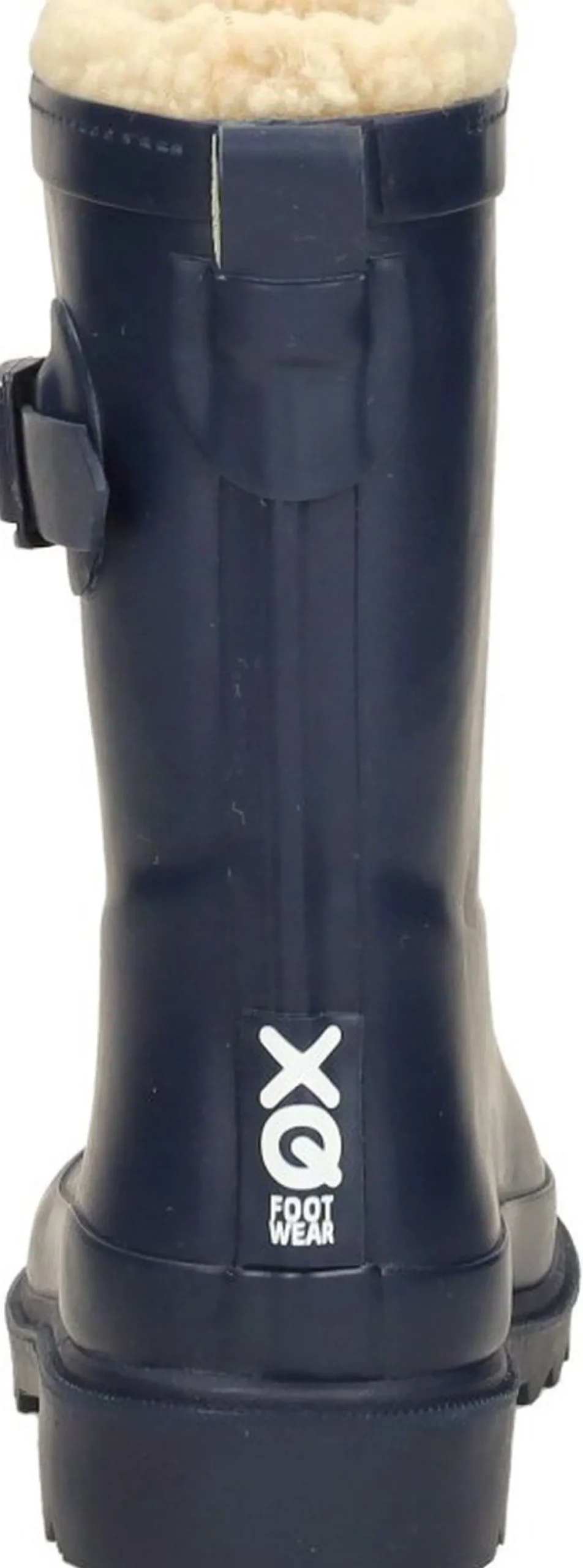 Xq Footwear Kids Rubber Rain Boots Fur Blauw New