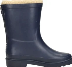 Xq Footwear Kids Rubber Rain Boots Fur Blauw New