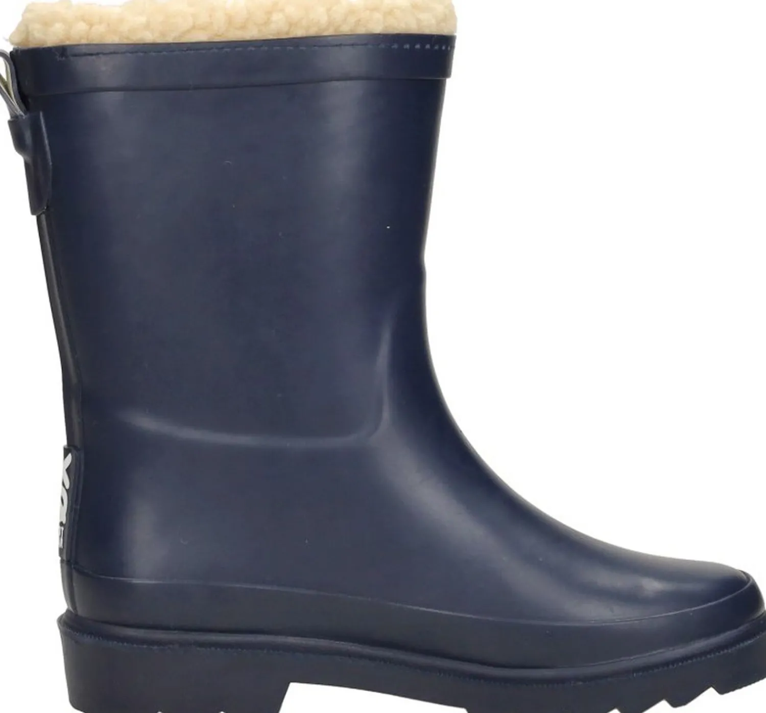 Xq Footwear Kids Rubber Rain Boots Fur Blauw New