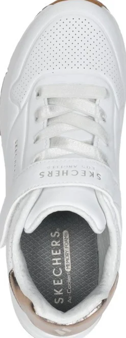 Skechers Klittenband Wit Clearance
