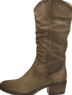 Aqa Kuit Laarzen Taupe Fashion