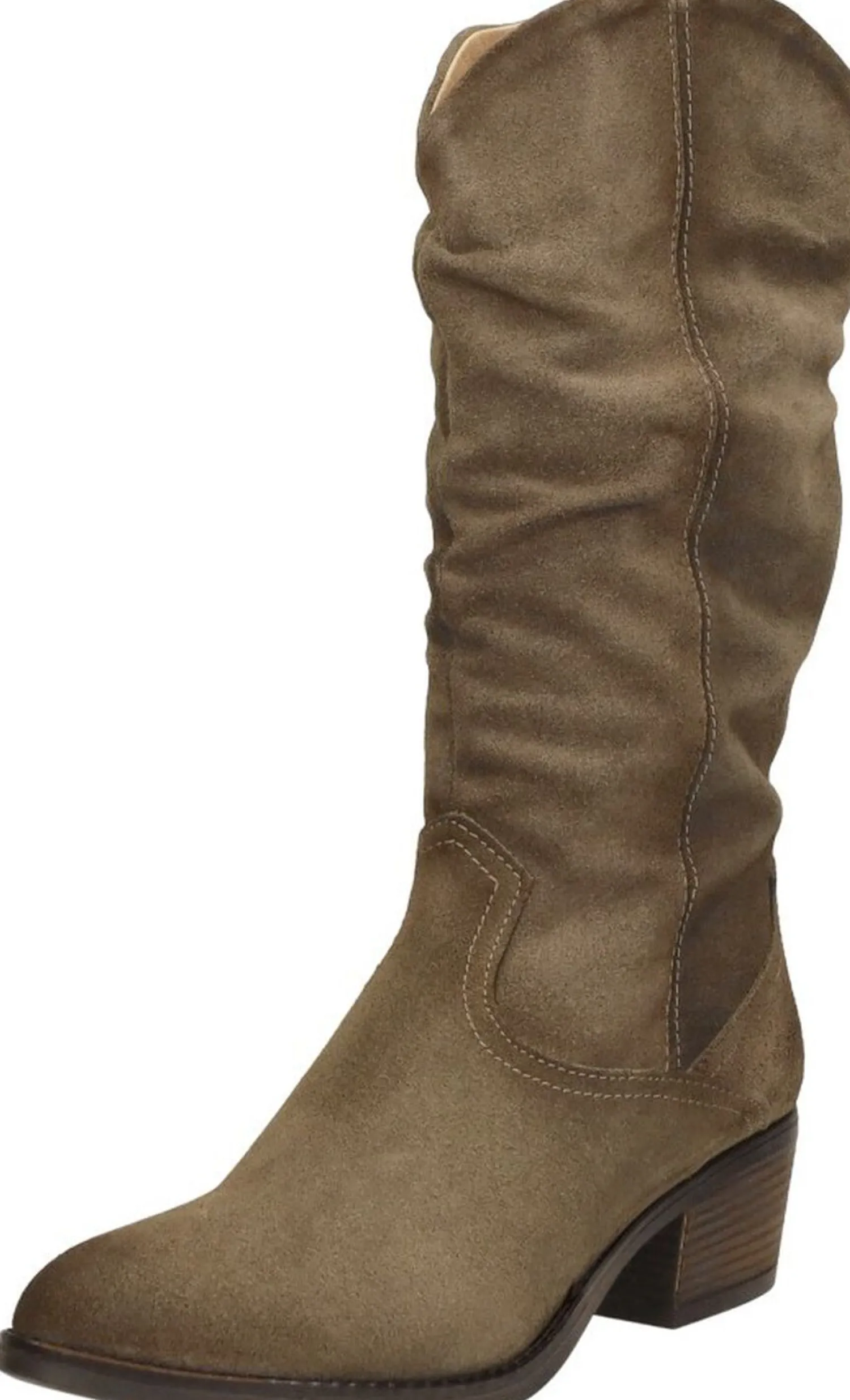 Aqa Kuit Laarzen Taupe Fashion