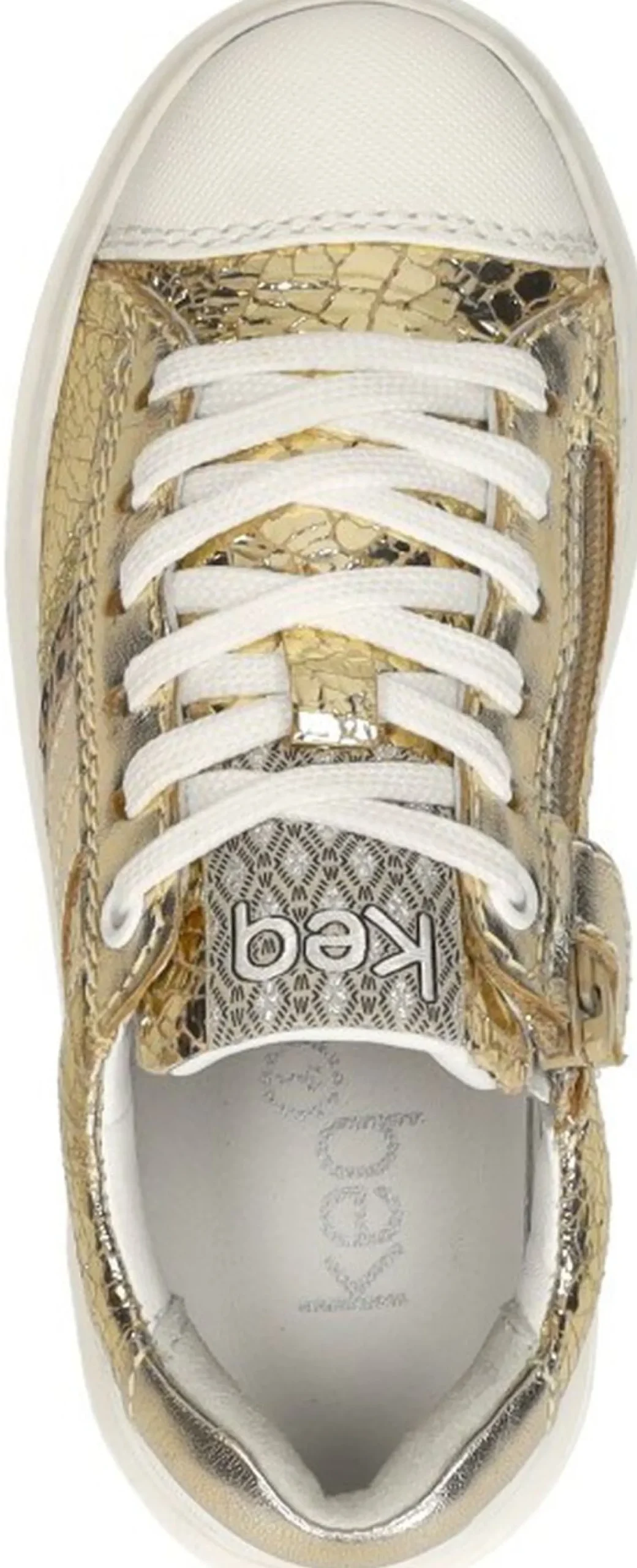Keq Lage Schoenen Goudkleur Outlet