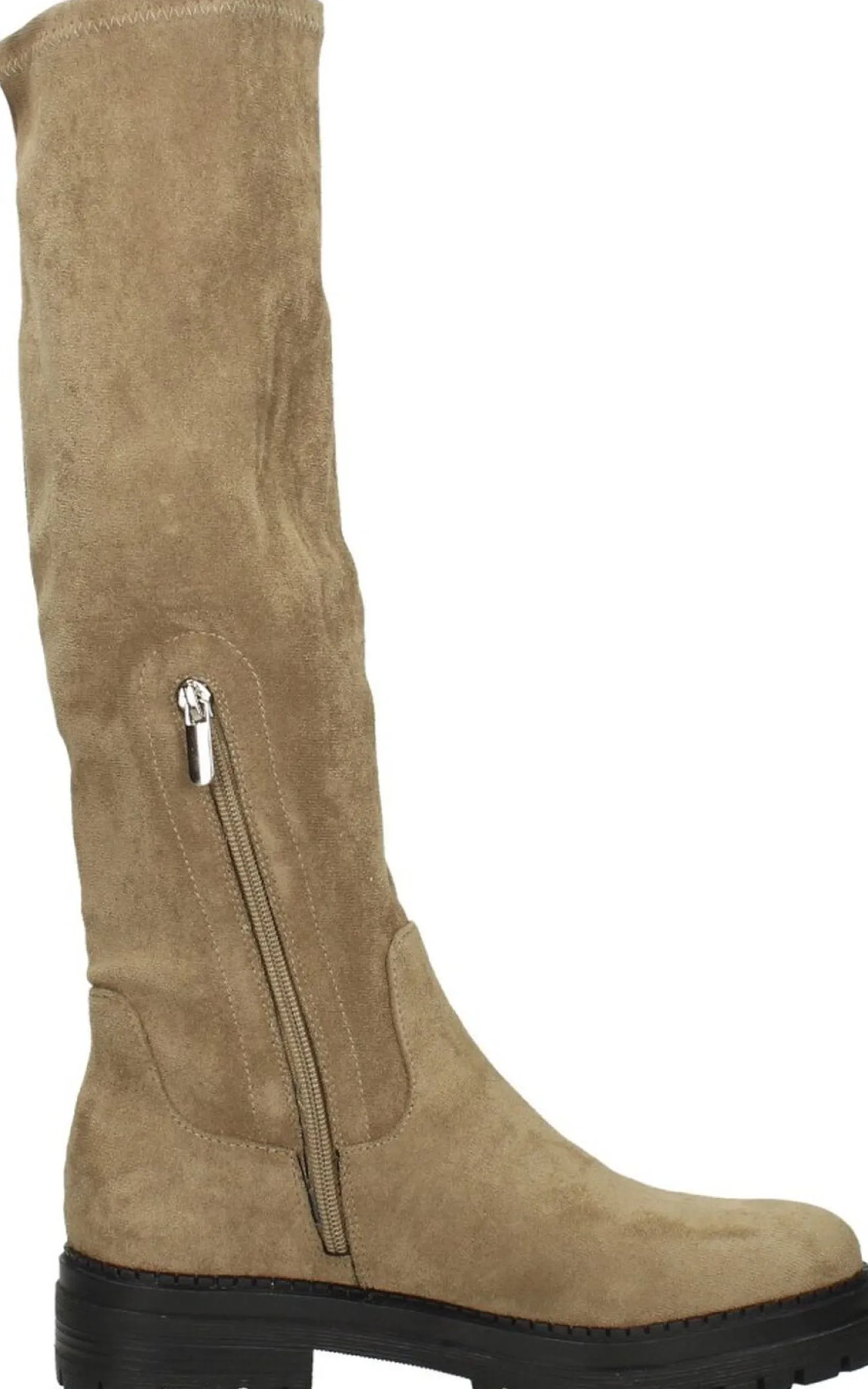 Sub55 Lange Laarzen Beige Fashion