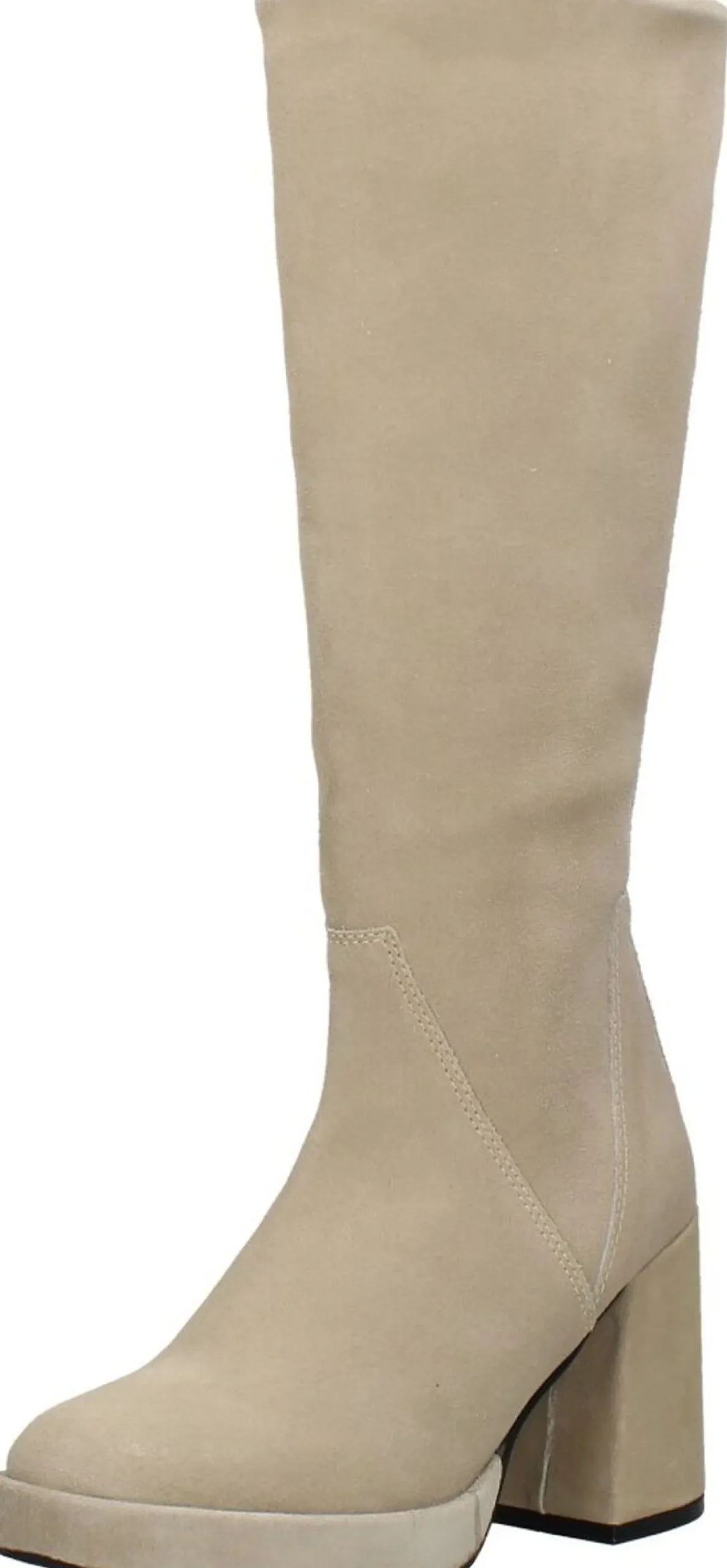 Ps. Poelman Lange Laarzen Beige Fashion
