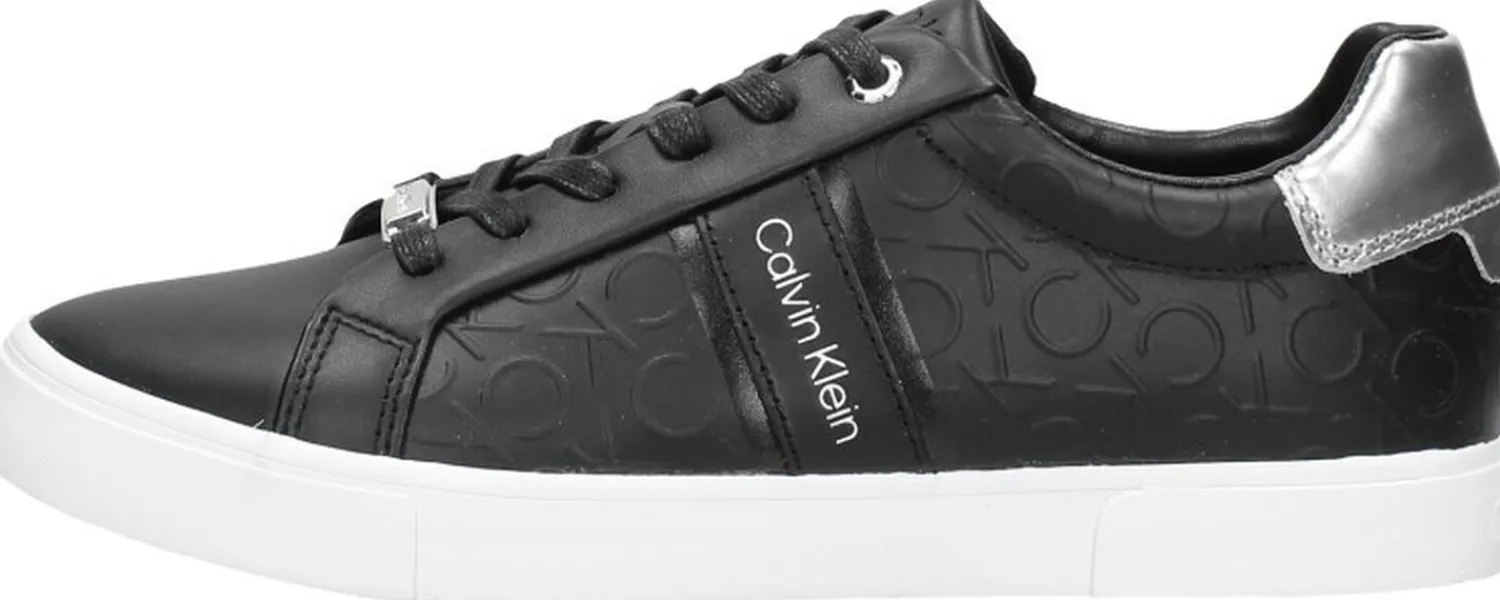 Calvin Klein Low Pro Lace Up-Hf Mn Mix / Mt Bt Zwart Discount