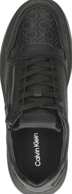 Calvin Klein Low Top Lace Up ZIP Mono Zwart Best
