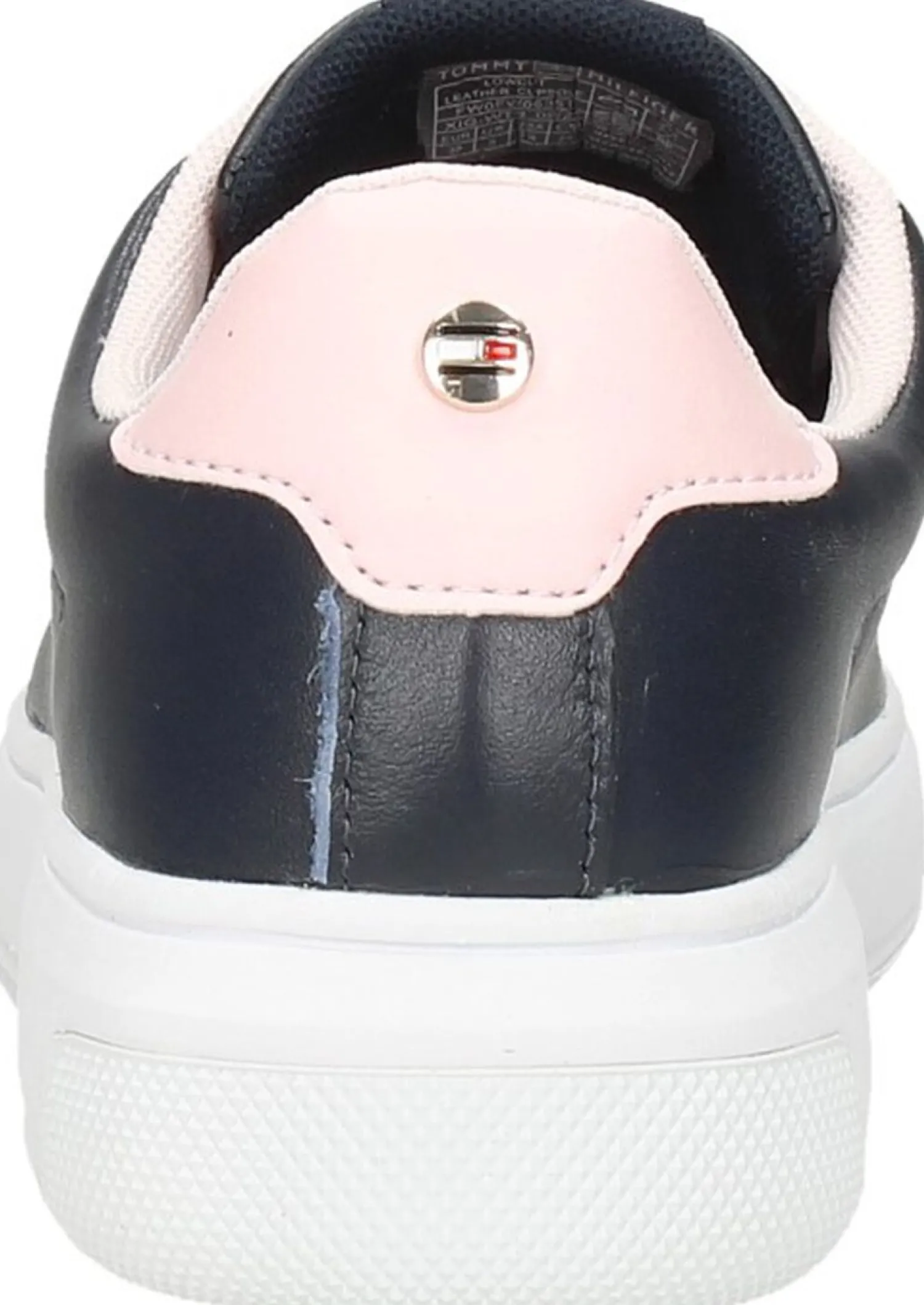 Tommy Hilfiger Lowcut Leather Cupsole Blauw Online
