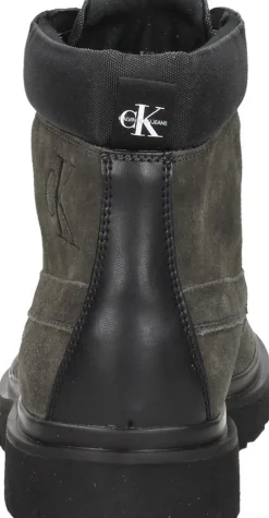Calvin Klein Lug Mid Lace Up Boot Hike Taupe Discount