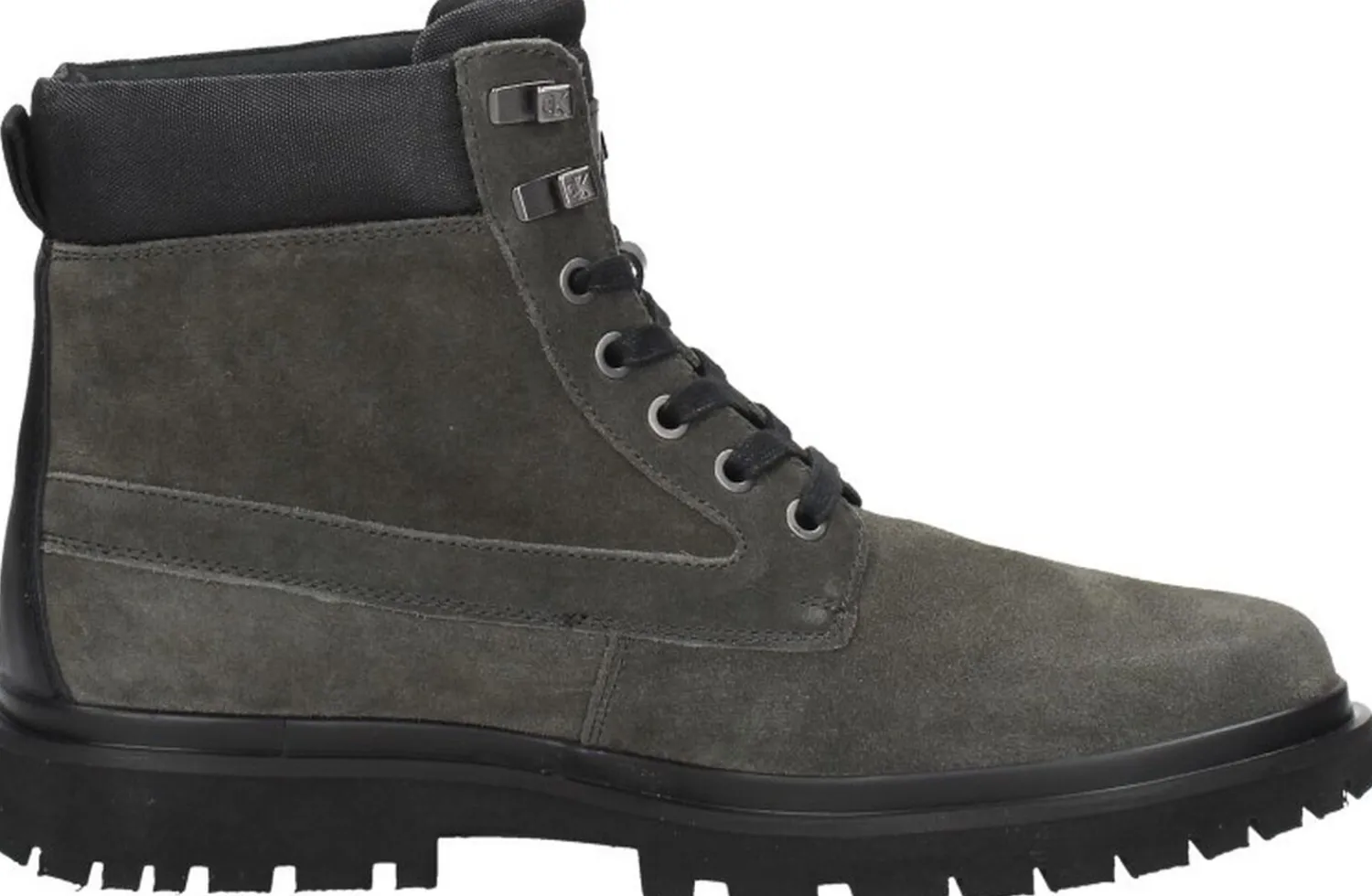 Calvin Klein Lug Mid Lace Up Boot Hike Taupe Discount