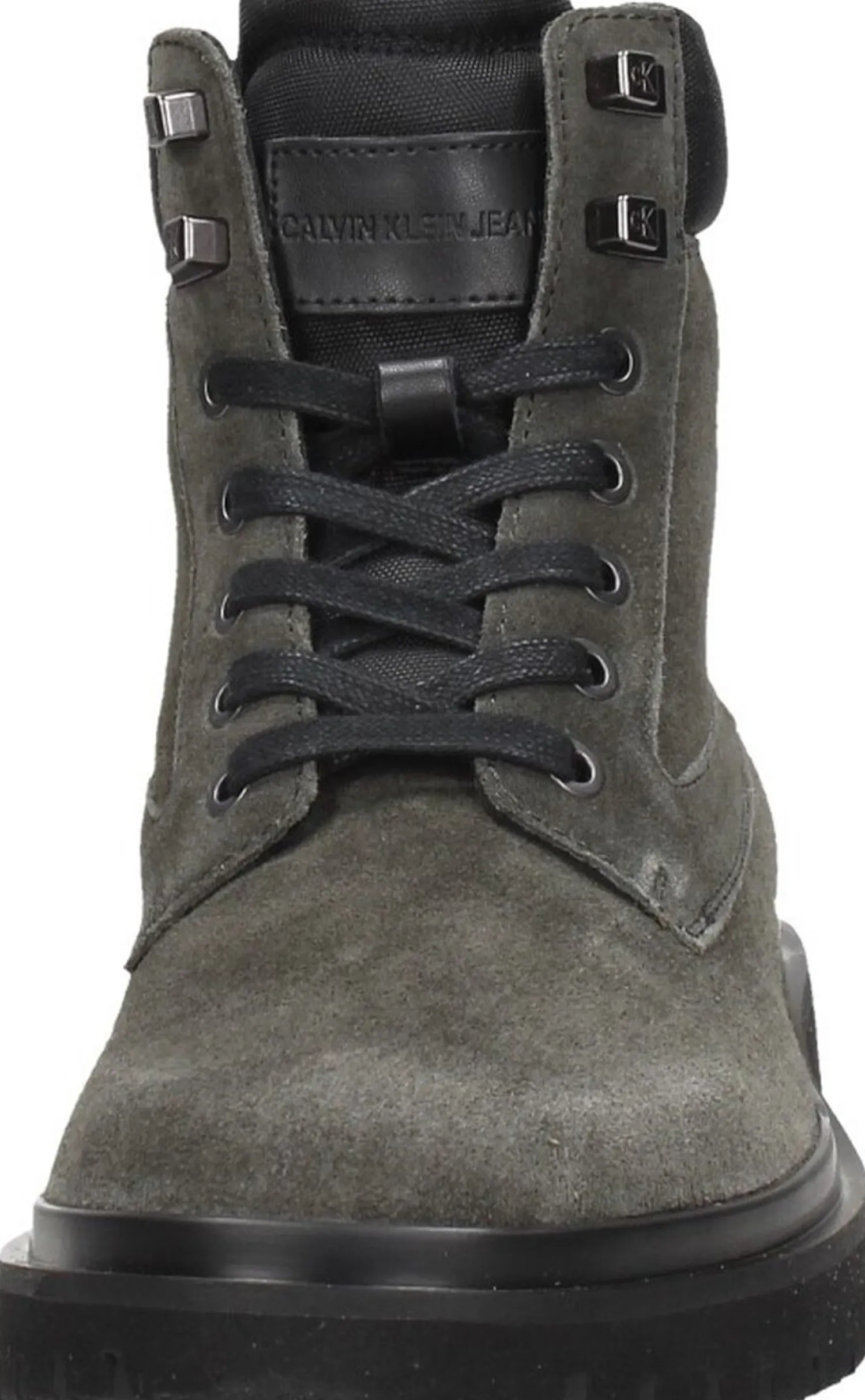 Calvin Klein Lug Mid Lace Up Boot Hike Taupe Discount