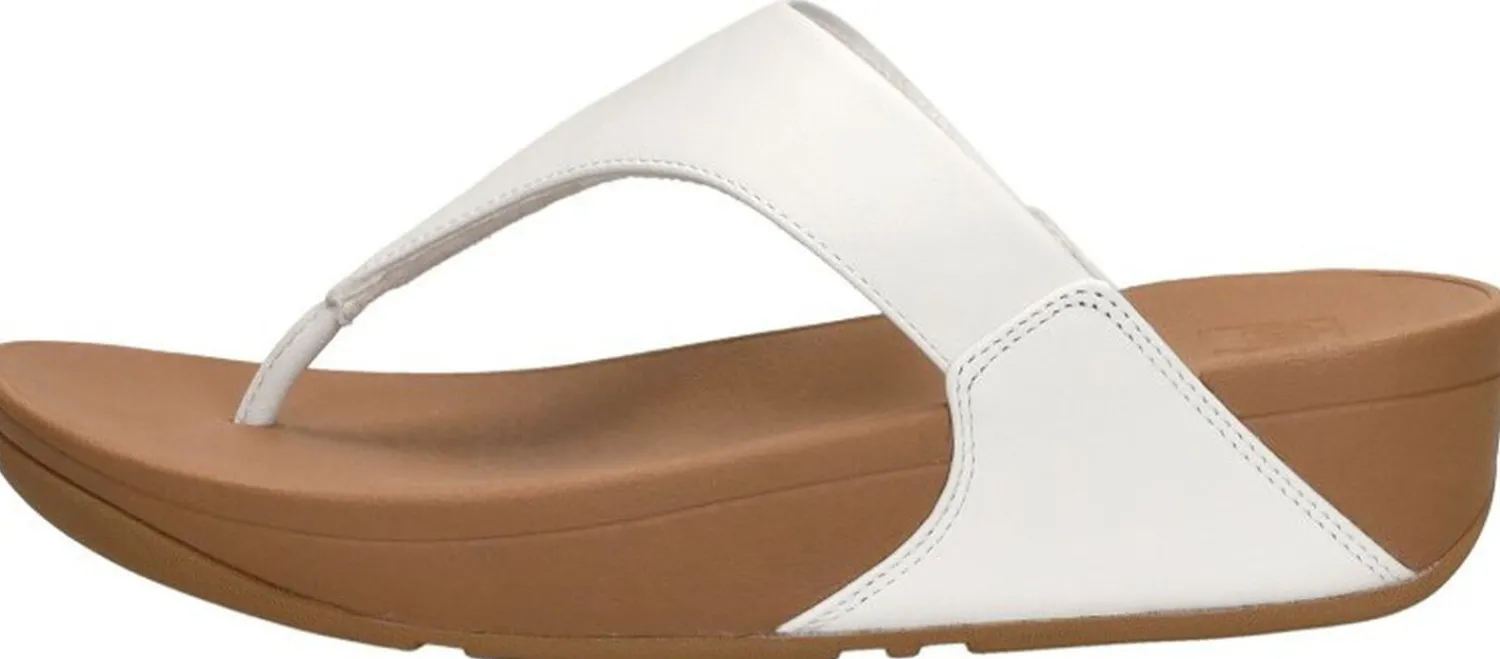 Fitflop Lulu Leather Toepost Wit Outlet
