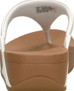 Fitflop Lulu Leather Toepost Wit Outlet