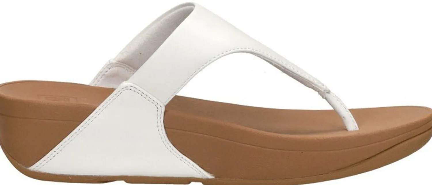 Fitflop Lulu Leather Toepost Wit Outlet