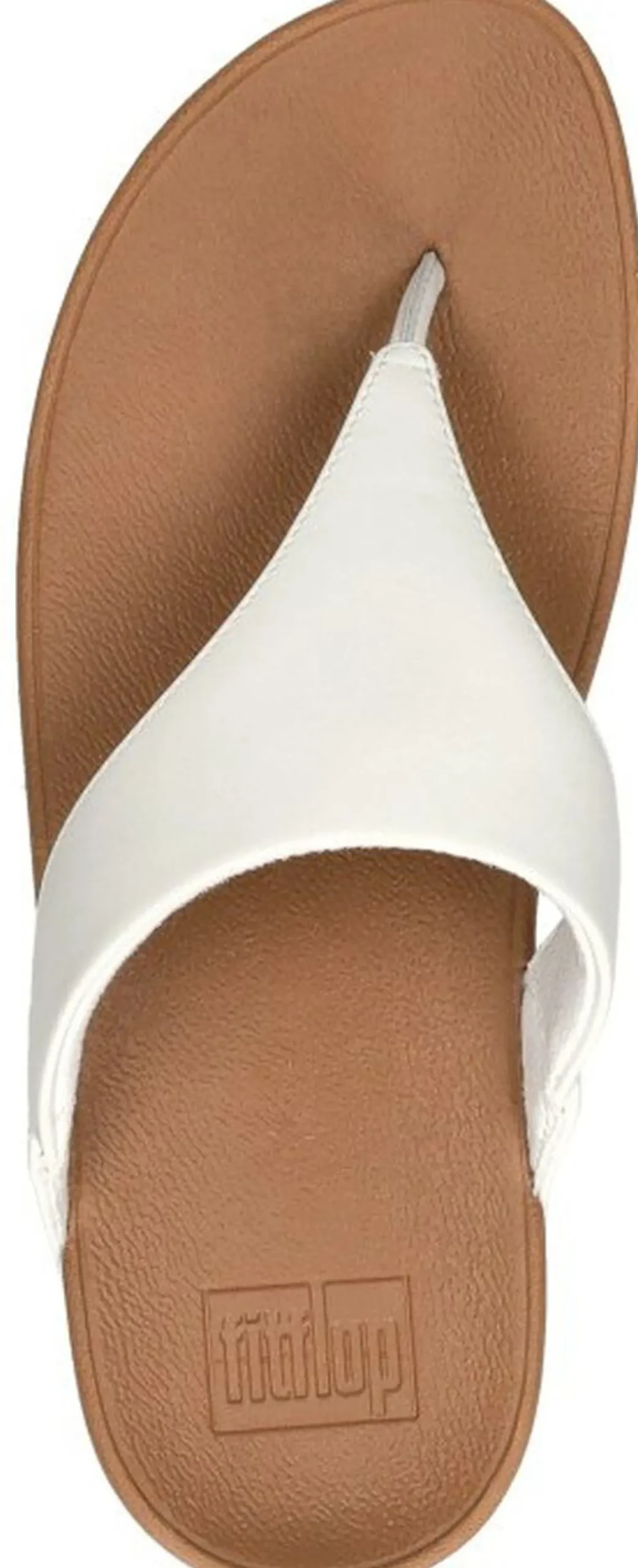 Fitflop Lulu Leather Toepost Wit Outlet