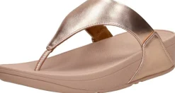 Fitflop Lulu Leather Toepost Rosé-goud New