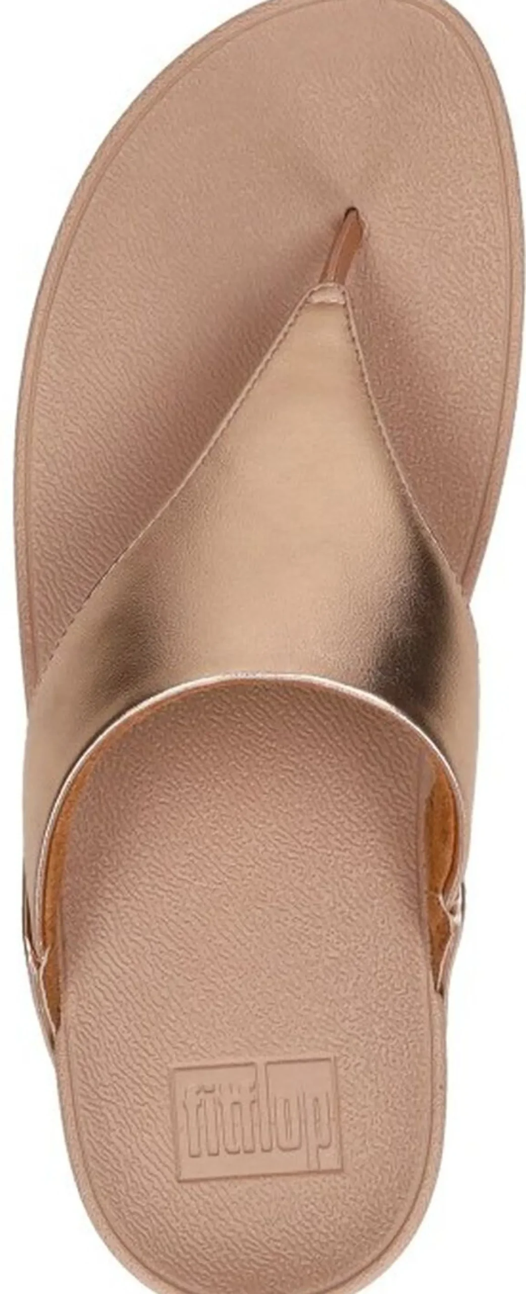Fitflop Lulu Leather Toepost Rosé-goud New