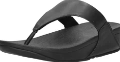 Fitflop Lulu Leather Toepost Zwart Clearance