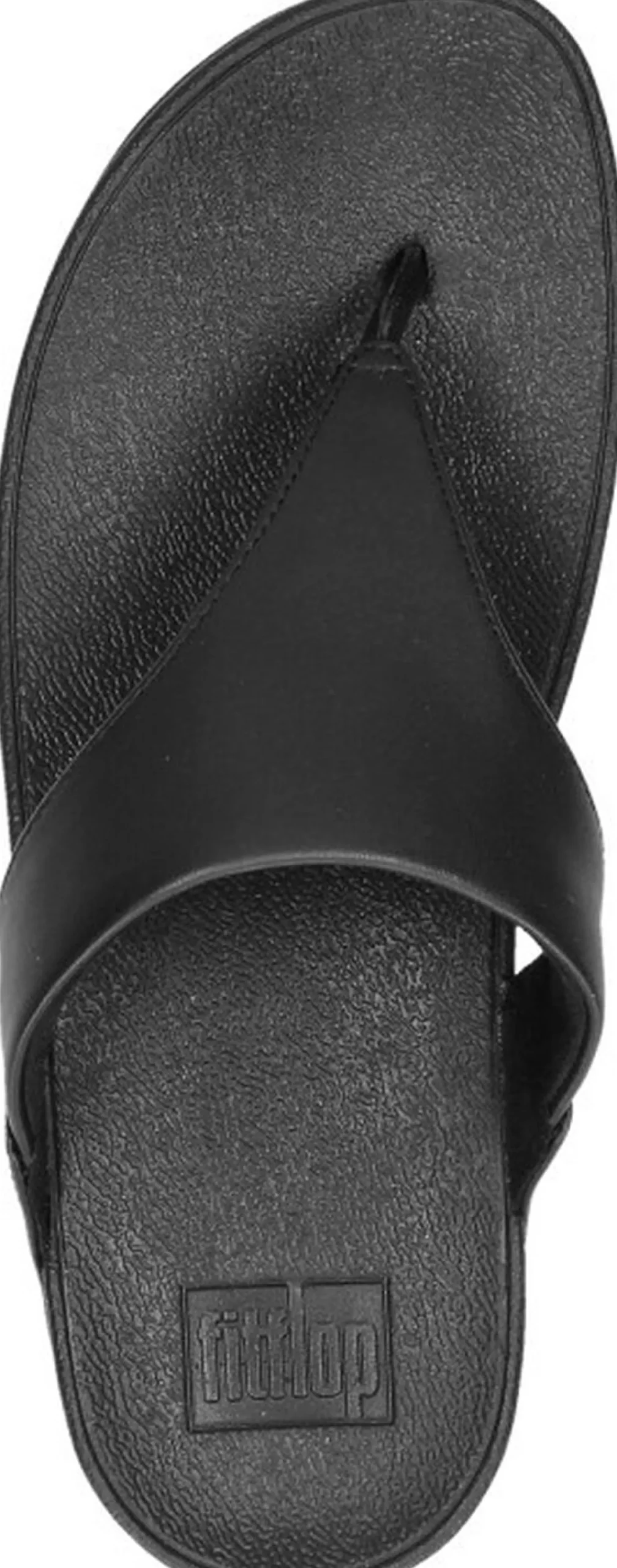 Fitflop Lulu Leather Toepost Zwart Clearance