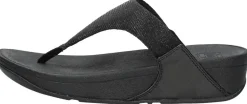 Fitflop Lulu Shimmerlux Toe - Post Sandals Zwart Sale