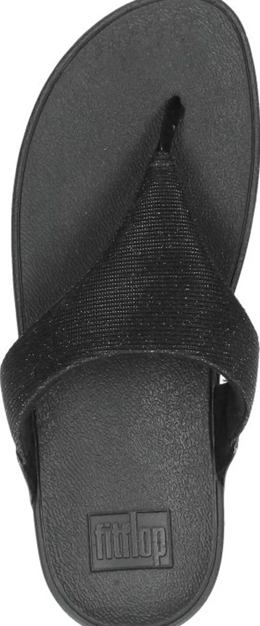 Fitflop Lulu Shimmerlux Toe - Post Sandals Zwart Sale