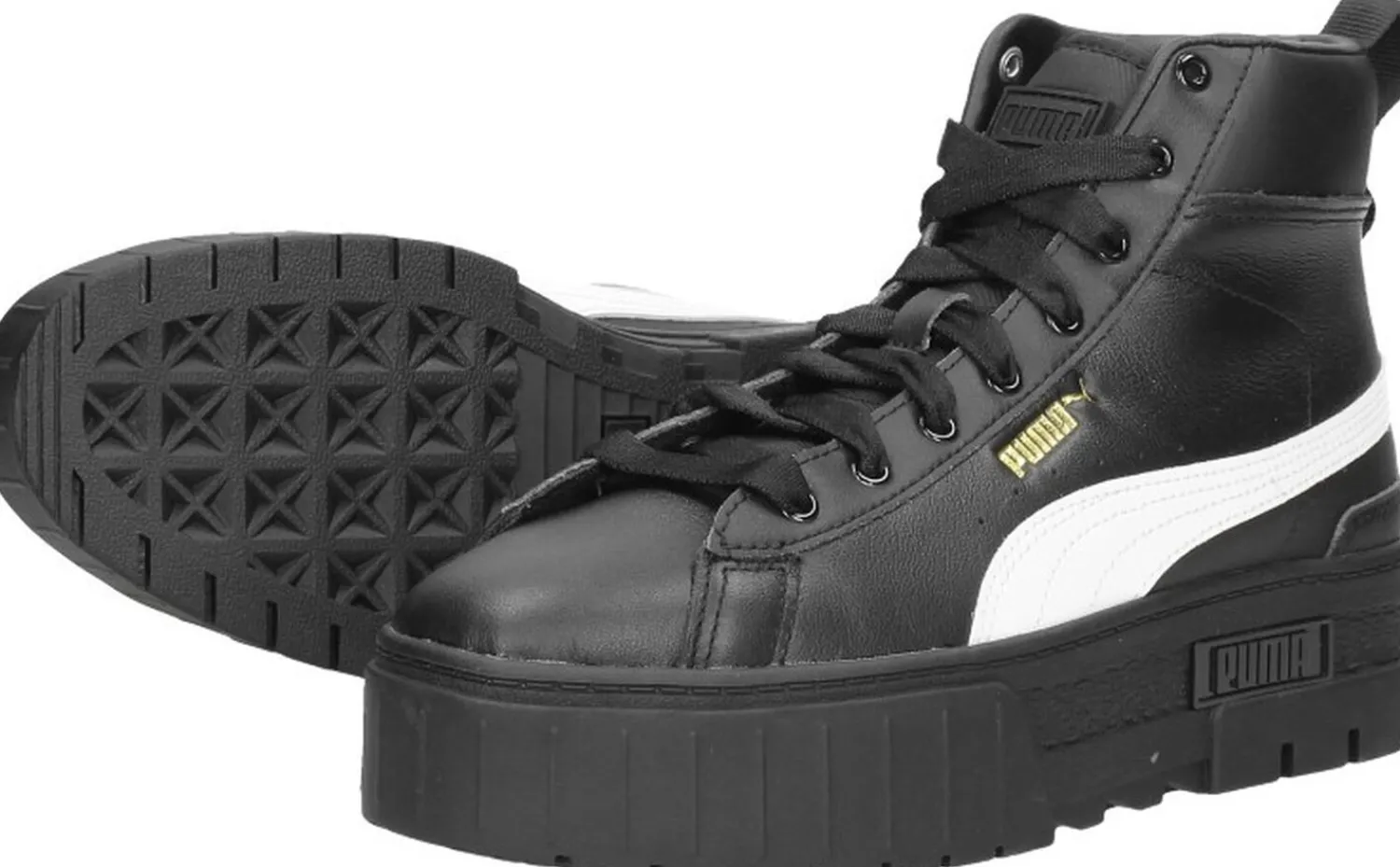 Puma Mayze Mid Wn's Zwart Fashion