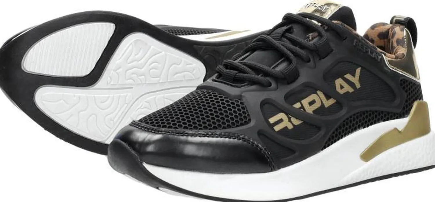 Replay Maze Jr 5 Zwart Clearance