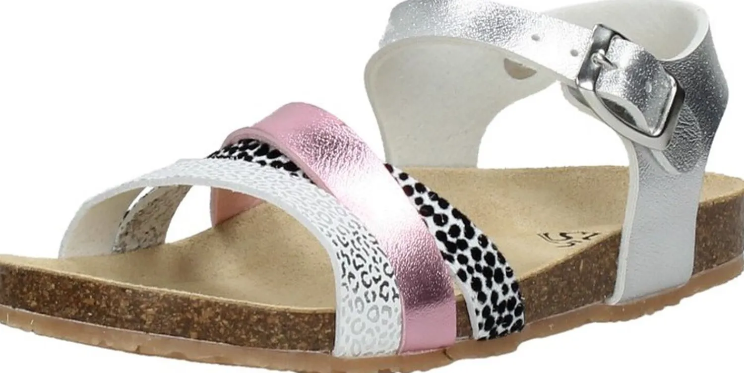 Sub55 Meiden Sandalen Zilverkleur Sale