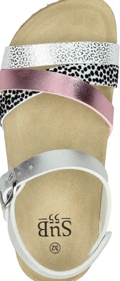 Sub55 Meiden Sandalen Zilverkleur Sale