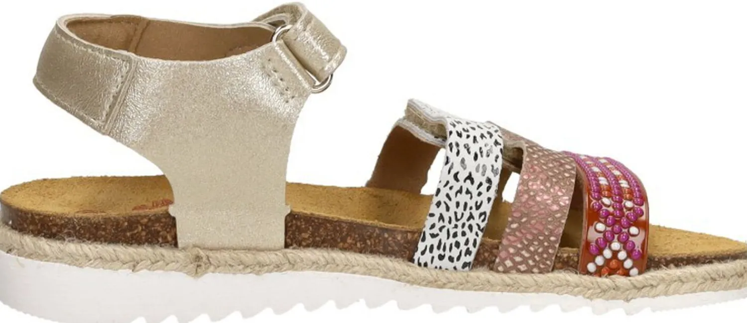 Develab Meiden Sandalen Goudkleur Best
