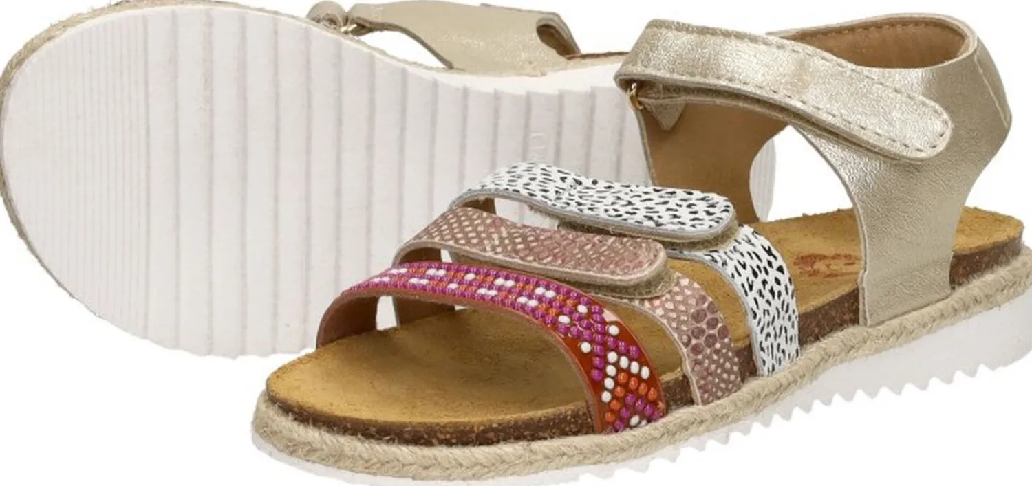 Develab Meiden Sandalen Goudkleur Best