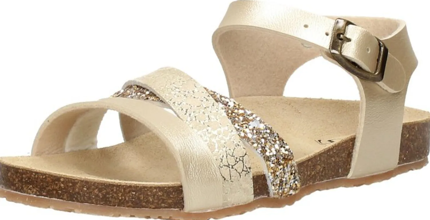 Sub55 Meiden Sandalen Goudkleur New