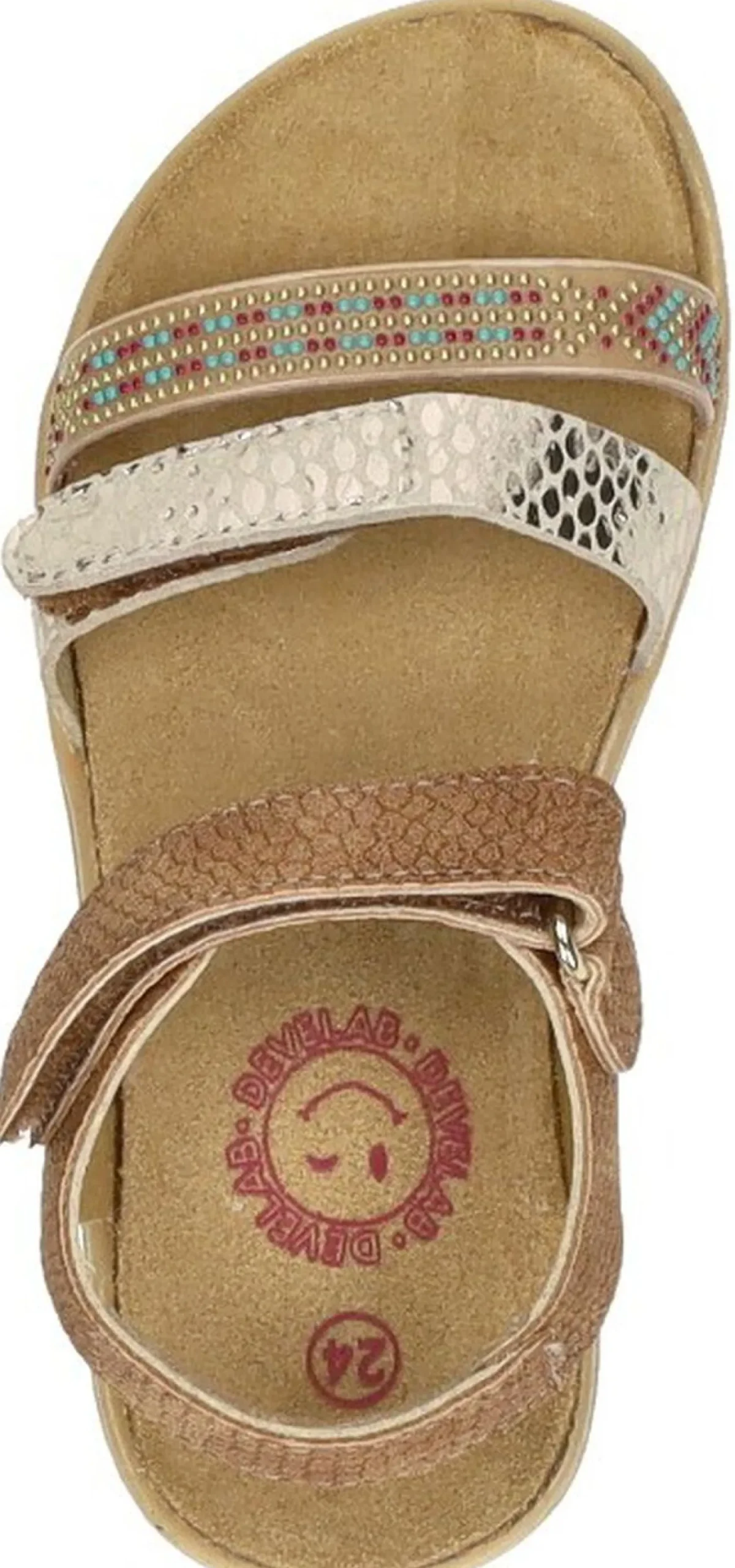 Develab Meiden Sandalen Cognac Hot