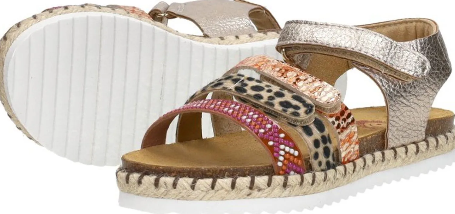 Develab Meiden Sandalen Goudkleur Clearance