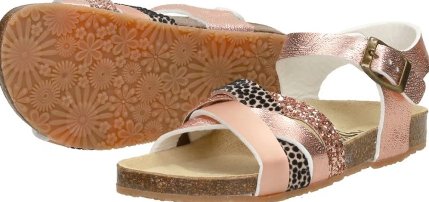 Keq Meiden Sandalen Champagne Hot